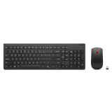 Tastatūra + pele Lenovo Essential Wireless Combo Keyboard & Mouse Gen2 Black (4X31R64494)