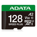 Atmiņas kartes ADATA MICRO SDXC 128GB UHS-I (UD128GUI3V30A2SP-RA1)