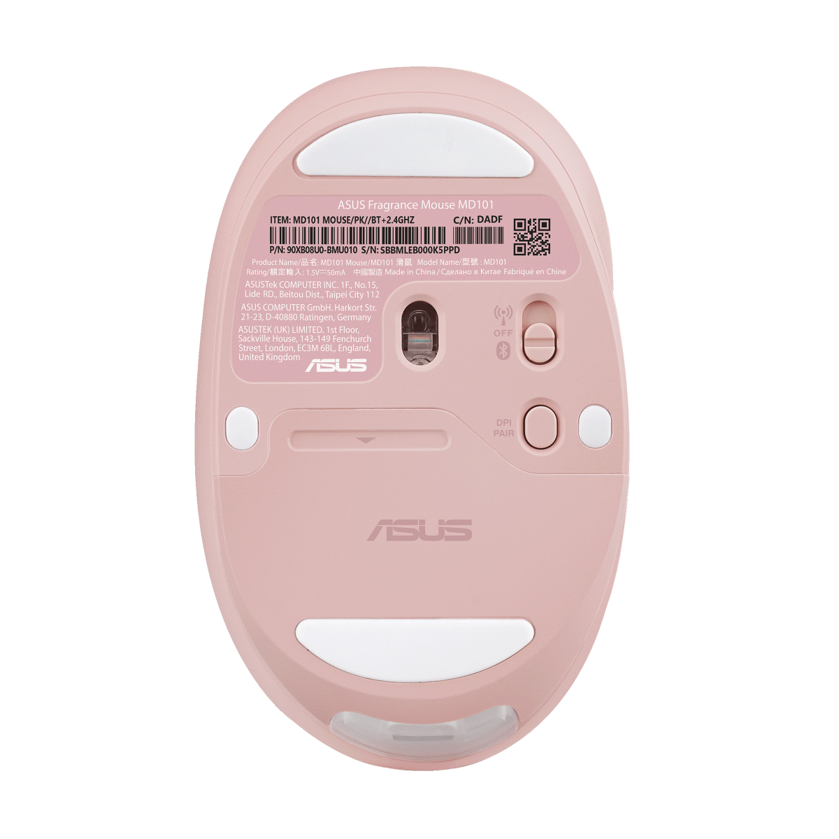 Pele Asus Fragrance MD101 2.4 GHz Bluetooth Rose (90XB08U0-BMU010) - foto 5