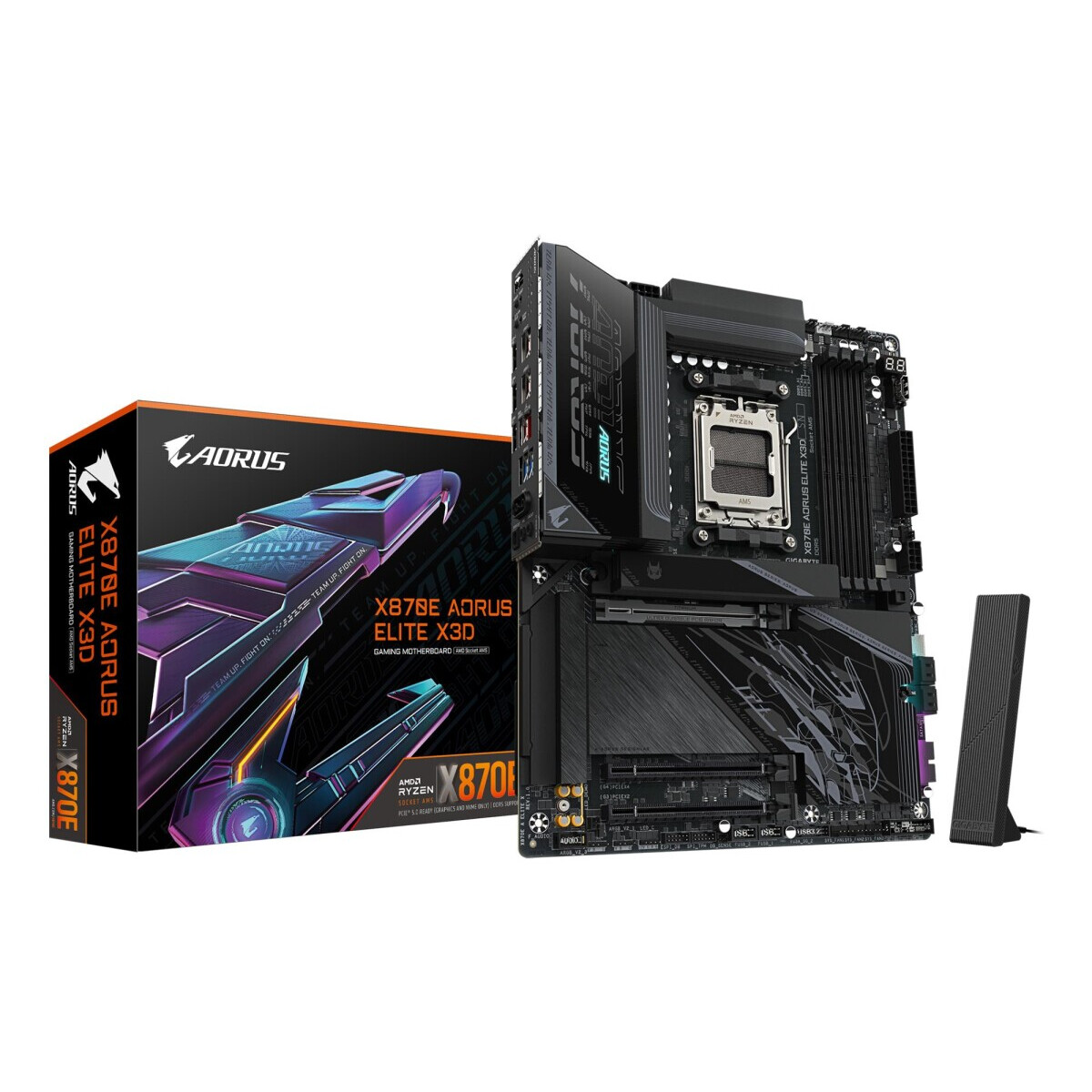 Pamatplate GIGABYTE AMD X870E A ELITE X Black - foto 4