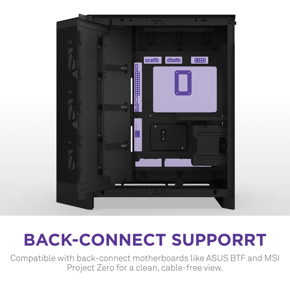 Datoru korpuss NZXT H9 Flow RGB+ Black (CM-H92FB-P1) - foto 2
