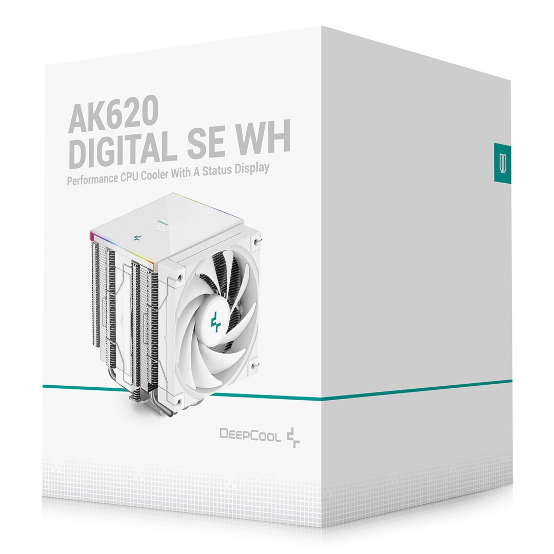 Procesoru dzesētājs DeepCool AK620 Digital SE WH 12cm White (R-AK620-WHADMN-GJD) - foto 4