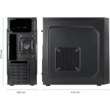 Datoru korpuss TooQ TQC-5701U3C-B BLACK