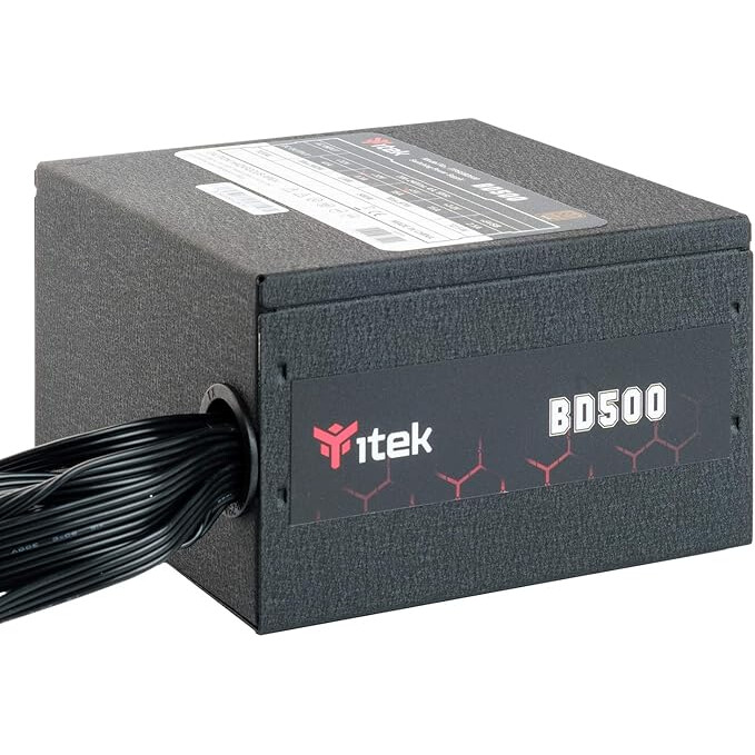 Barošanas bloks iTek BD500 500W Black (ITPSEBD500)