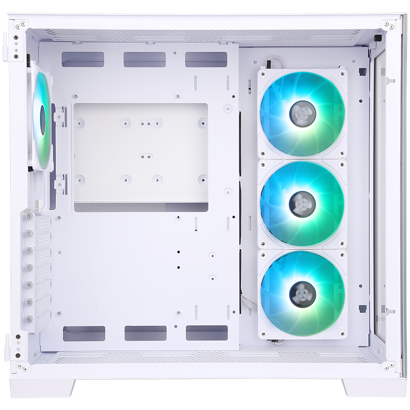 Datoru korpuss iTek Dark Cave RGB White (ITGCADCAGW) - foto 3