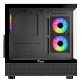 Datoru korpuss iTek Showbui 42 RGB Black  (ITGCASB42B)