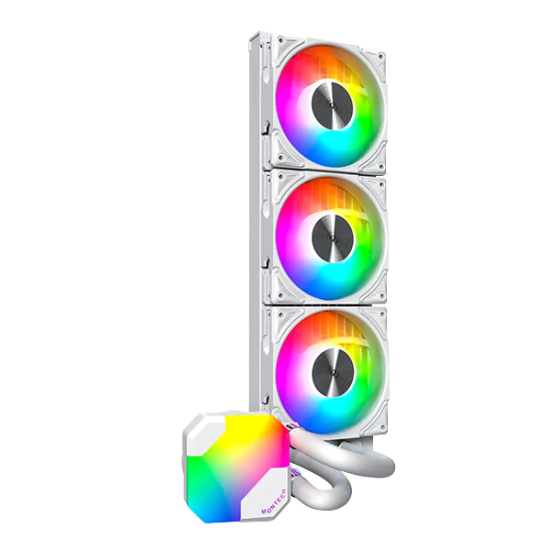 Procesoru dzesētājs Montech HYPERFLOW ARGB 360 White (HYPERFLOWARGB360(W))