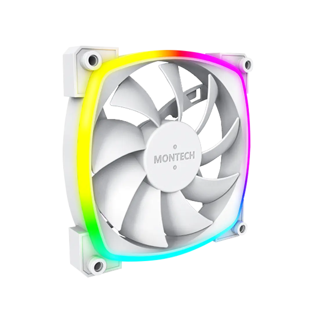 Korpusa dzesētājs Montech AX120 PWM White (AX120 PWM WHITE 3 IN 1) - foto 2