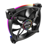 Korpusa dzesētājs Montech RX120 RGB 120mm Black (RX120PWMBLACK)