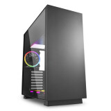 Datoru korpuss Sharkoon PURE STEEL RGB Midi Tower Black (4044951026616)