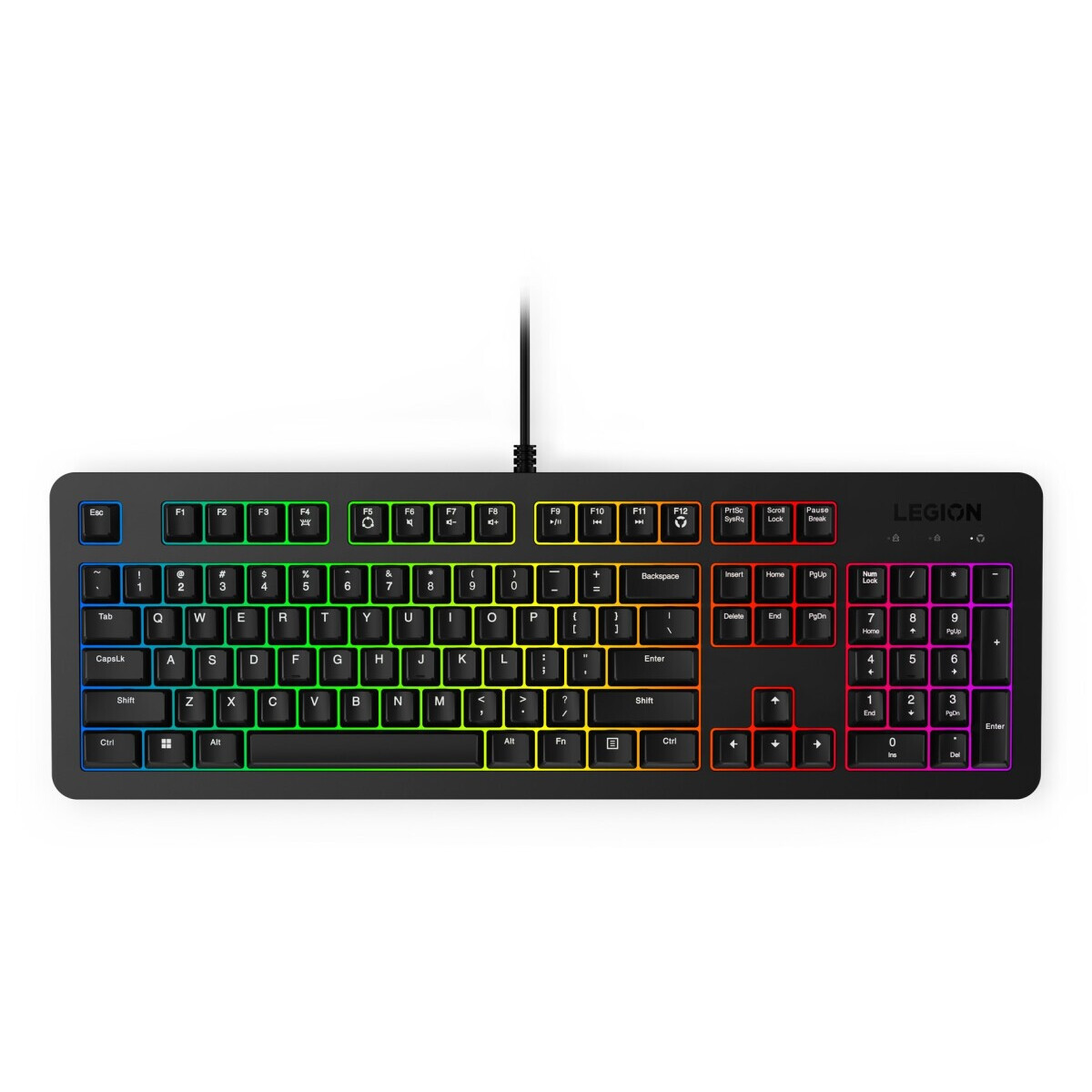 Tastatūra Lenovo K310 keyboard Gaming US Black (GY41N91873)