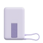 Ārējais akumulators Xiaomi Magnetic 10000 with Built-in Stand, Purple (BHR08PAGL) - foto 2