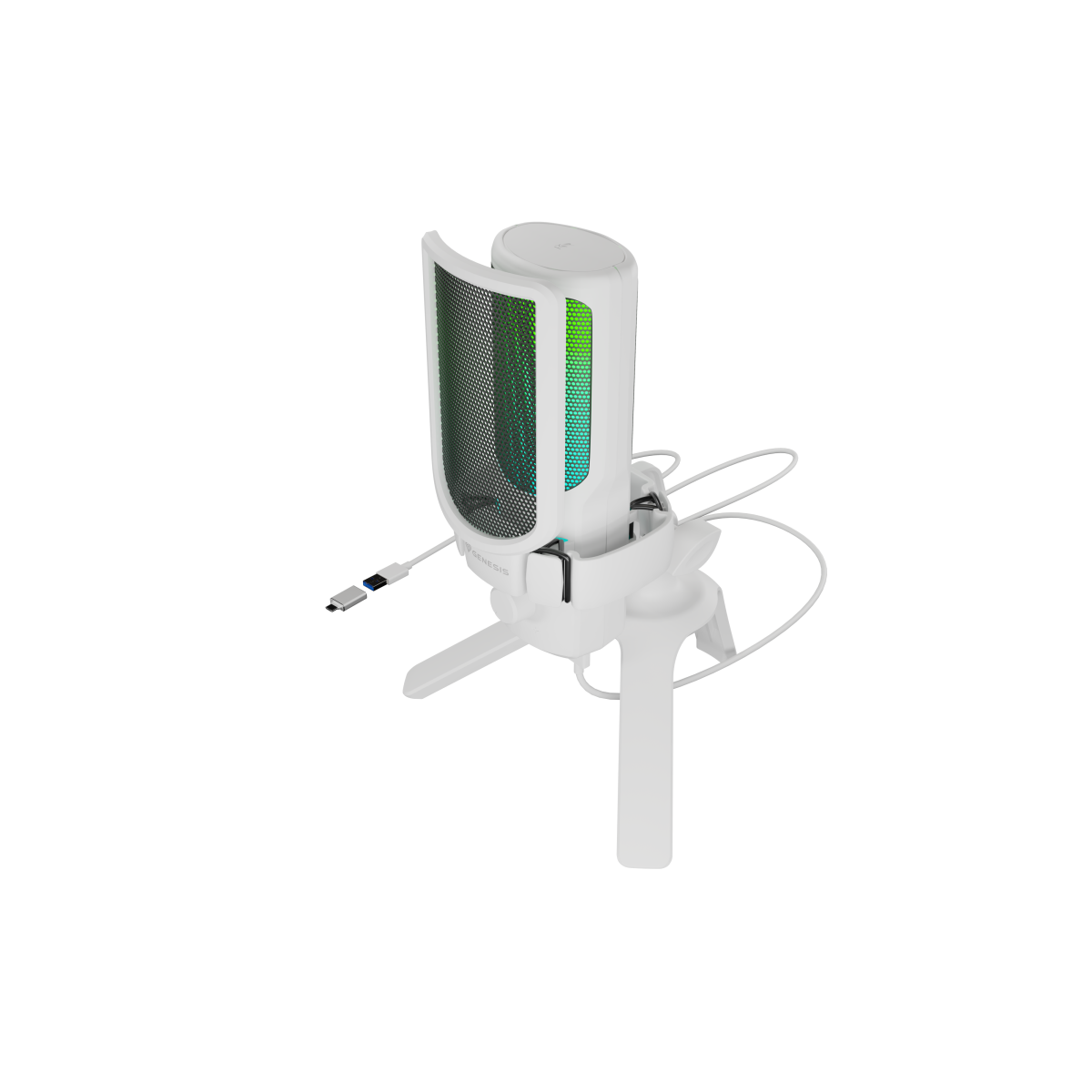 Mikrofons Natec GENESIS Radium 250 White (NGM-2353)