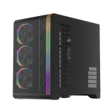 Datoru korpuss 1stPlayer Black (VT7-BK-4FS7)