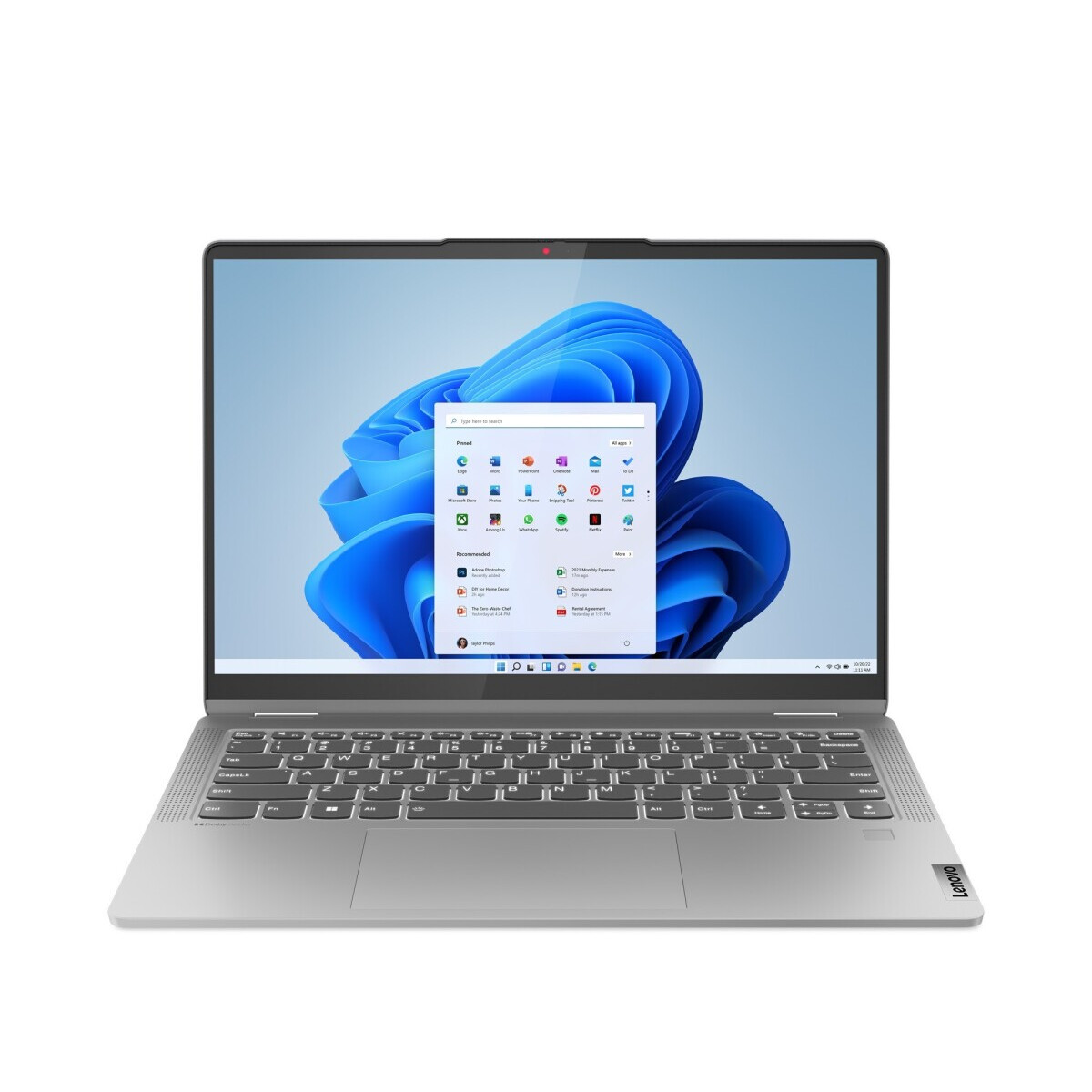 Portatīvais dators LENOVO IDEAPAD FLEX 5 AMD RYZEN 5 5625U Arctic Grey (82XX00ESLT) - foto 5