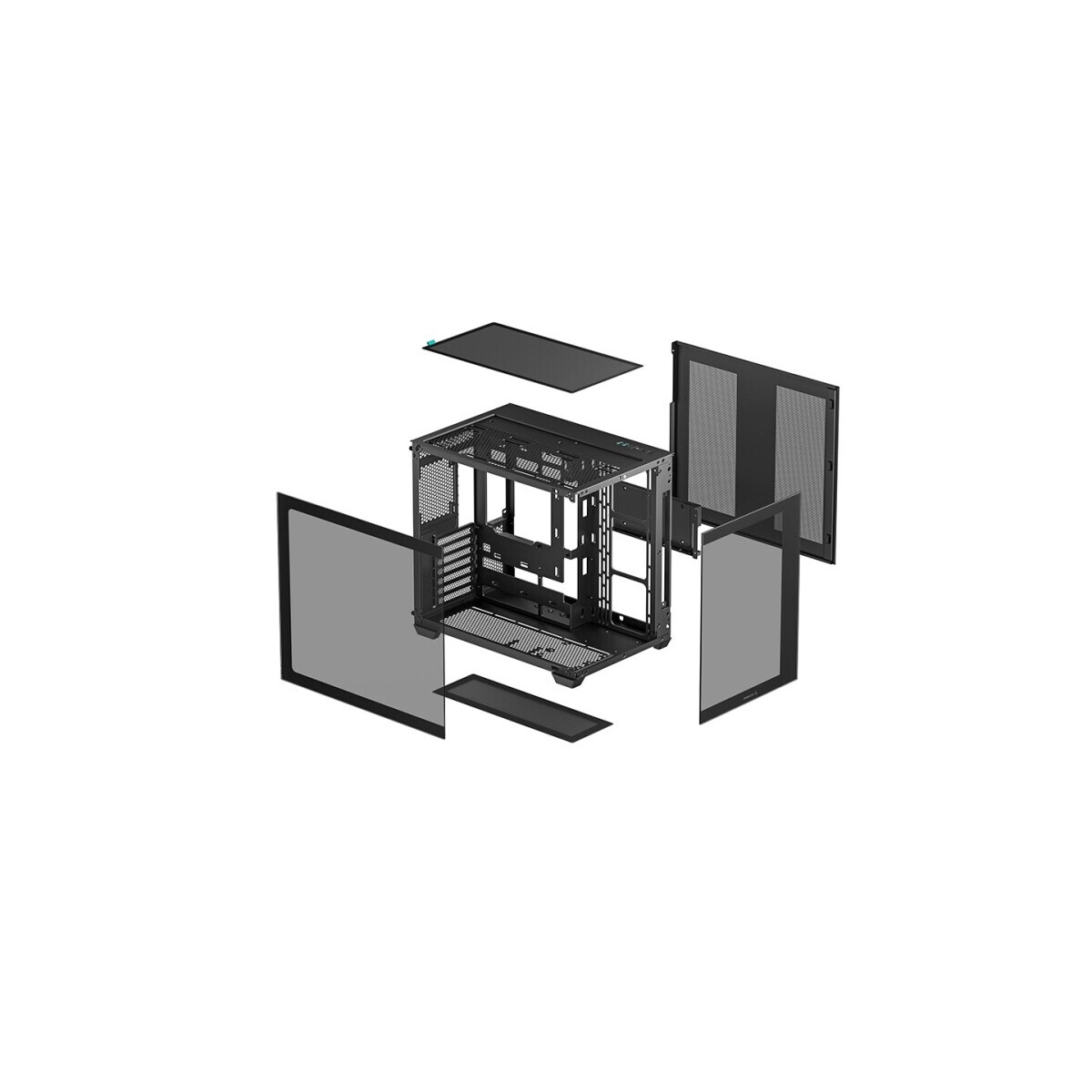 Datora korpuss Deepcool CG530 Mid Tower Black (R-CG530-BKNDA0-G-1) - foto 6