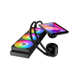 Procesoru dzesētājs Xigmatek Connect Pro RGB Black 360mm (EN48357)