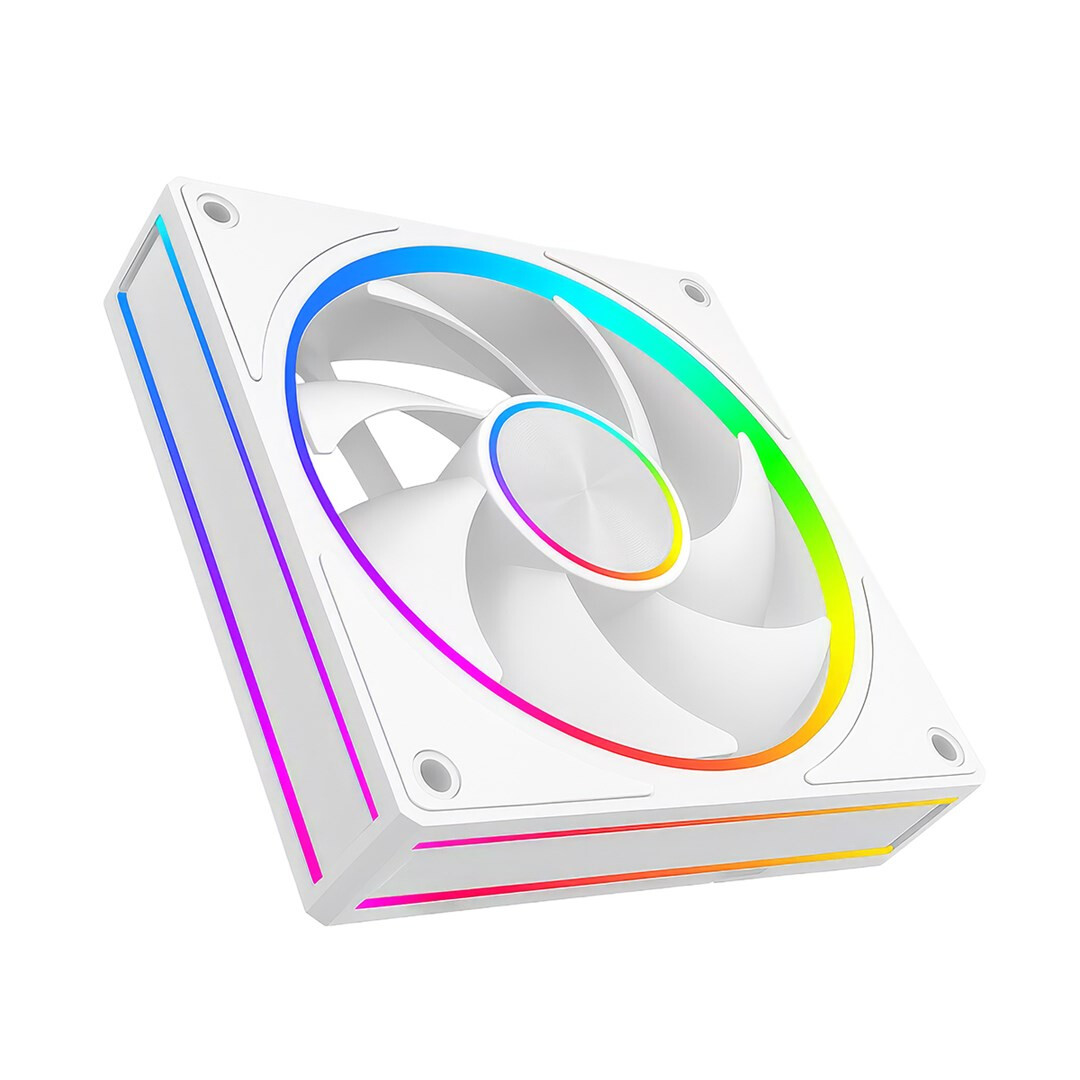 Korpusa dzesētājs MODECOM VOLCANO LOOP 120 ARGB Reverse Fan White (FAN-LOOP-120S-ARGB-200) - foto 2