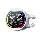 Procesoru dzesētājs Xigmatek Liquid Killer Pro Digital White (EN47411)