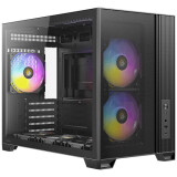 Datoru korpuss Antec Micro ATX FLUX M  Black (0-761345-10253-7)