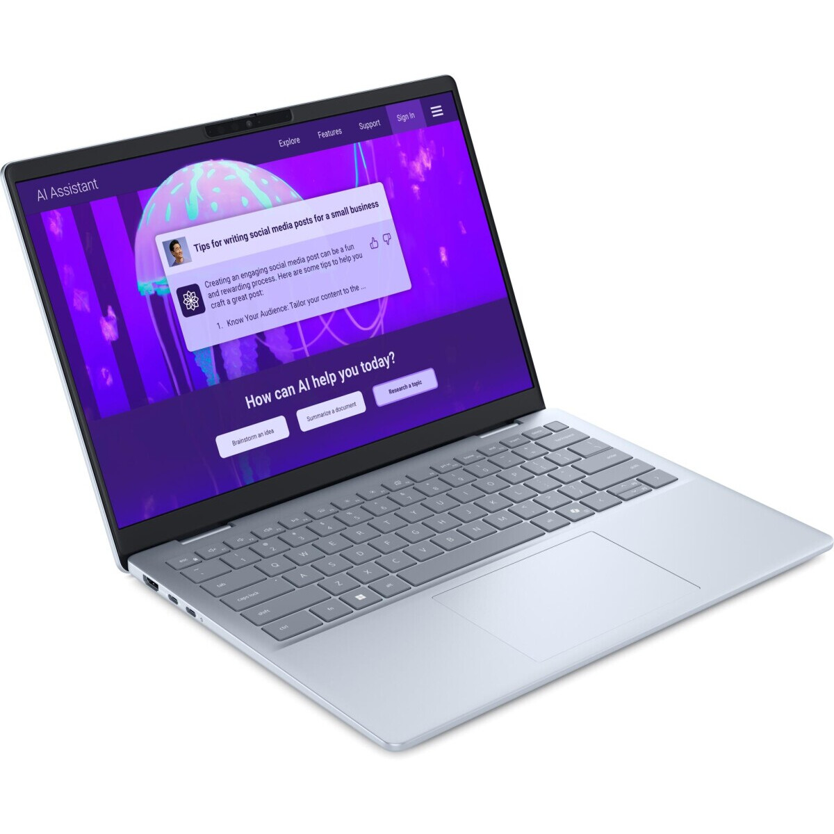 Portatīvais dators Dell Plus 14 DB14250 Intel Core Ultra u9-288V Ice Blue (DB14250_LNL_203) - foto 3