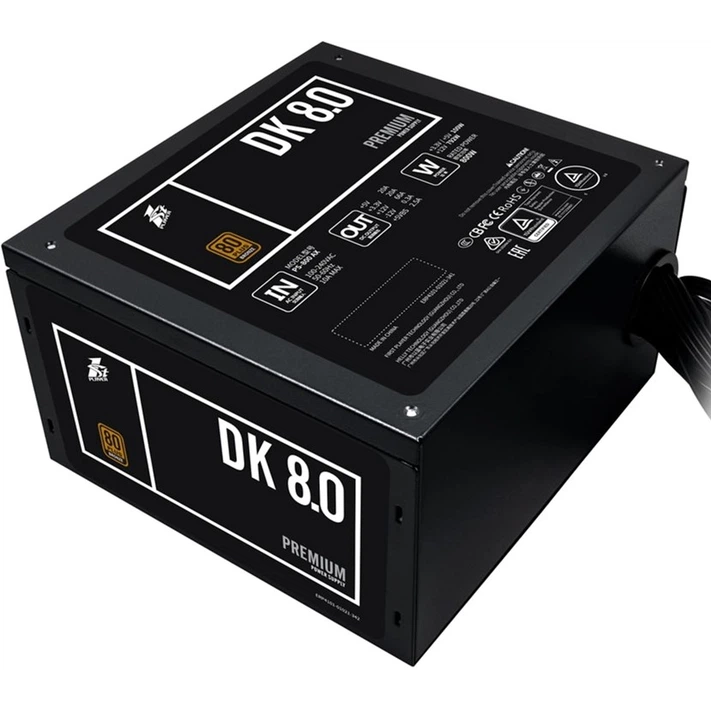 Barošanas bloks 1stPlayer DK Premium - 800W Black (DKPM-BRZ-800-BK-EU)