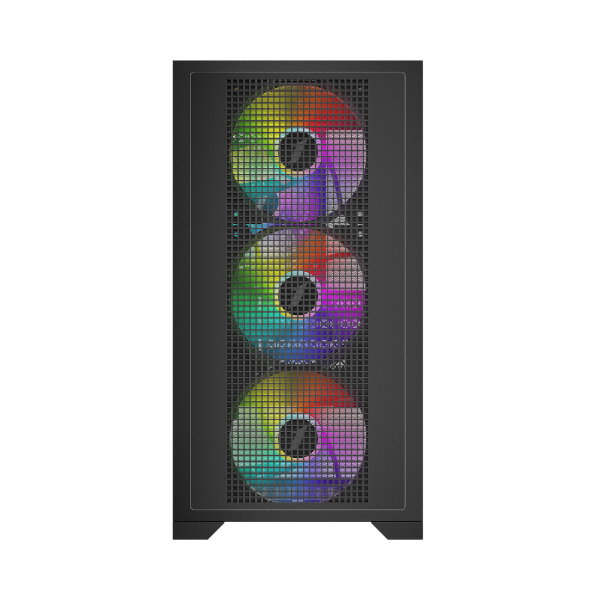 Datoru korpuss 1stPlayer Go2 Black (Go2-BK-4F7) - foto 2