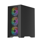 Datoru korpuss 1stPlayer Go2 Black (Go2-BK-4F7)