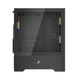 Datoru korpuss 1stPlayer Go2 Black (Go2-BK-4F7)