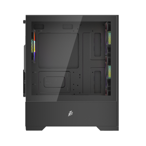 Datoru korpuss 1stPlayer Go2 Black (Go2-BK-4F7) - foto 4