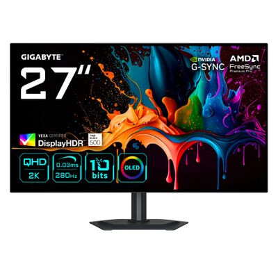 Monitors Gigabyte 27" Black MO27Q28G - MO27Q28G EU