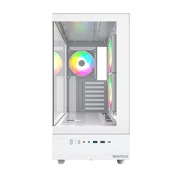 Datoru korpuss Montech XR MidiTower White (XR(W)) - foto 4