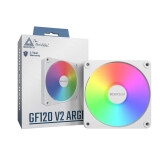Korpusa dzesētājs Montech GF120 V2 ARGB White (GF120 V2 ARGB PWM (W))