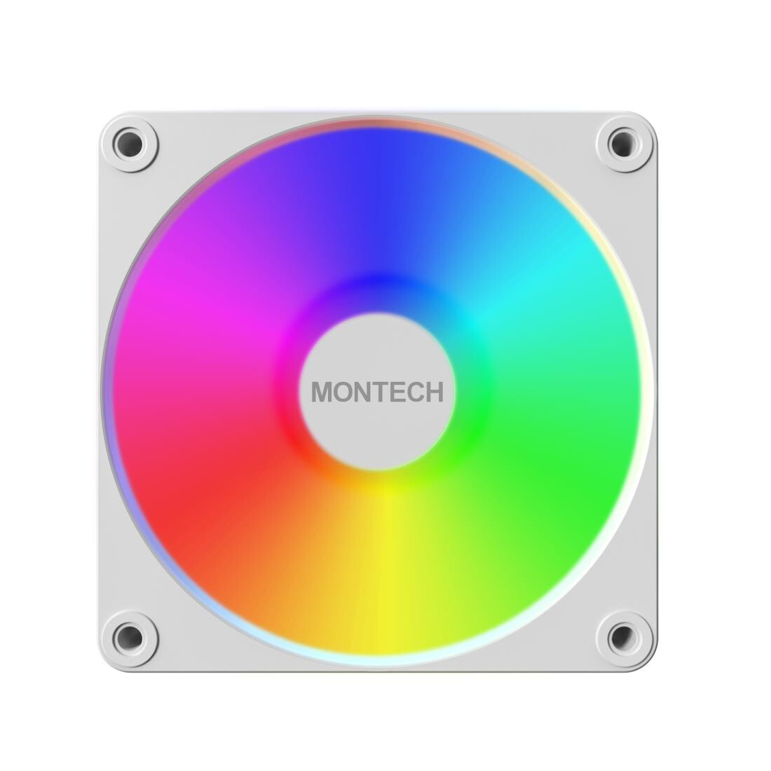 Korpusa dzesētājs Montech GF120 V2 ARGB White (GF120 V2 ARGB PWM (W)) - foto 2