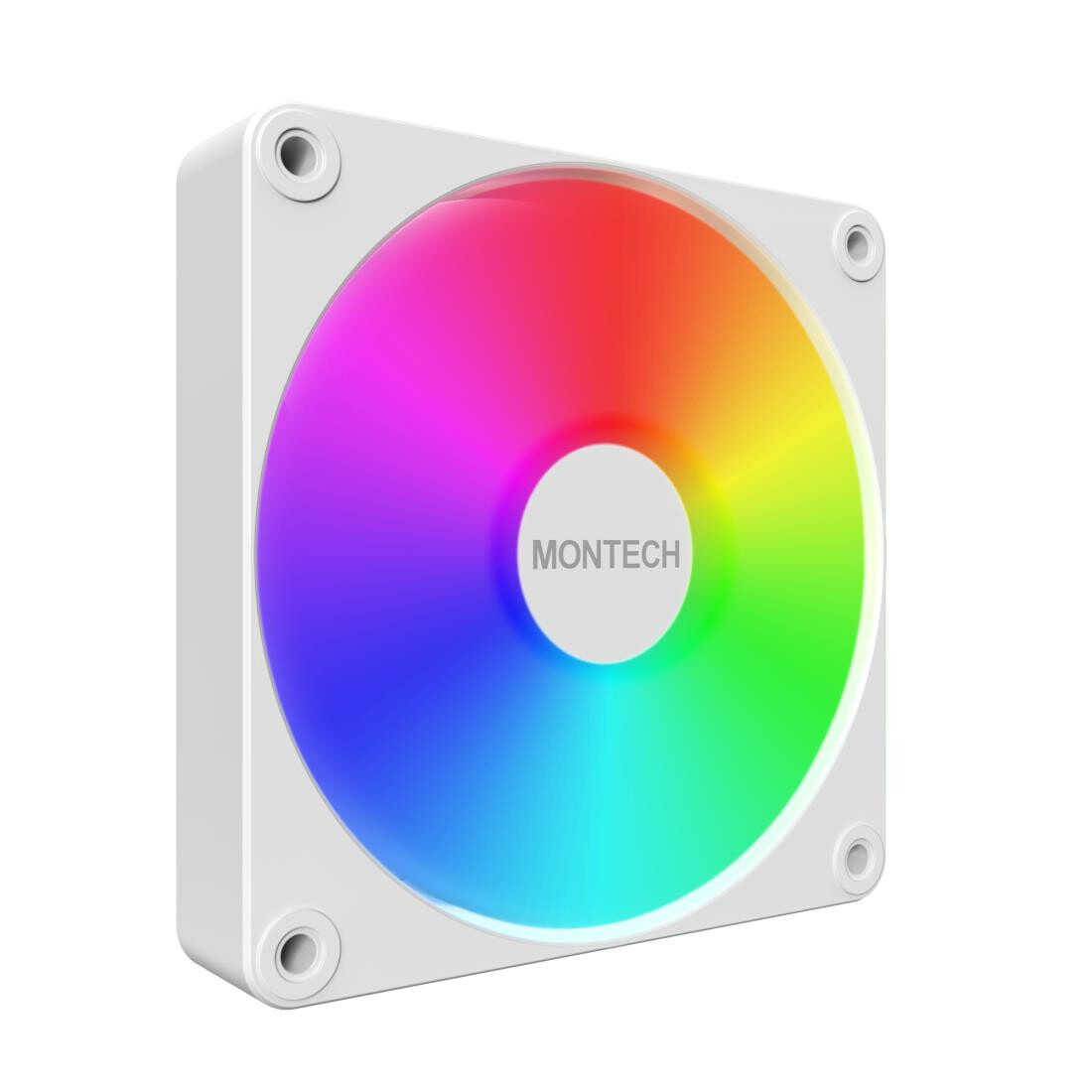 Korpusa dzesētājs Montech GF120 V2 ARGB White (GF120 V2 ARGB PWM (W)) - foto 3