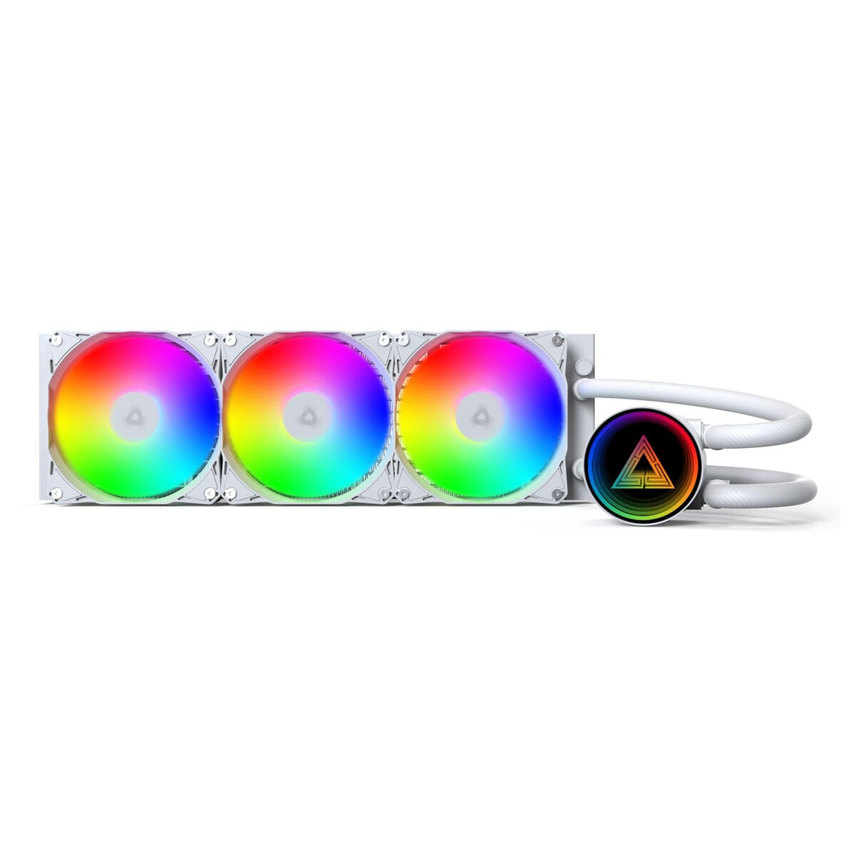 Procesoru dzesētājs Montech LightFlow ARGB 360 White (LIGHTFLOW ARGB 360 (W)) - foto 2