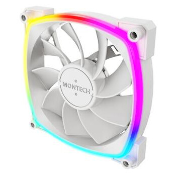 Korpusa dzesētājs Montech RX120 PWM White (RX120 PWM WHITE 3 IN 1) - foto 3
