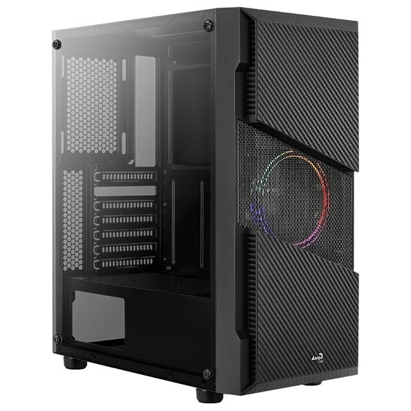 Boîtier AeroCool Menace Saturn FRGB-G-BK-v1 Black - EN52618/FRGB-G-BK-v1