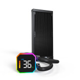 Procesoru dzesētājs Montech HyperFlow Digital 240 Black (HYPERFLOW DIGITAL 240 (B))