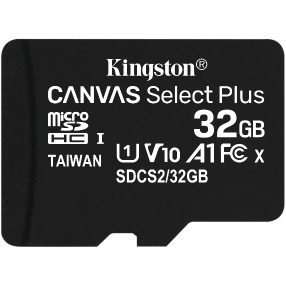 La carte mémoire 32Gb MicroSD Kingston Canvas Select Plus (SDCS2/32GBSP)
