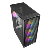 Datoru korpuss Sharkoon VK4 Rainbow Midi Tower Black (4044951044108)