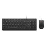 Tastatūra + pele Lenovo Essential Wired Combo Black US (4X31R64439)