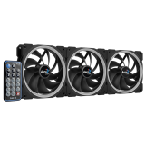 Ventilateur de boîtier AeroCool Orbit RC RGB 12cm Black (ACF3-OB10227.01)
