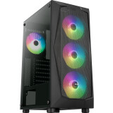 Datoru korpuss AeroCool Falcon-A Black (ACCM-PV41142.11/Falcon-A-BK-V2)