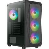 Datoru korpuss AeroCool Falcon-A Black (ACCM-PV41142.11/Falcon-A-BK-V2)