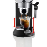 Virtuves piederumi De’Longhi Dedica Style EC685.BK Semi-auto Espresso machine 1.1 L