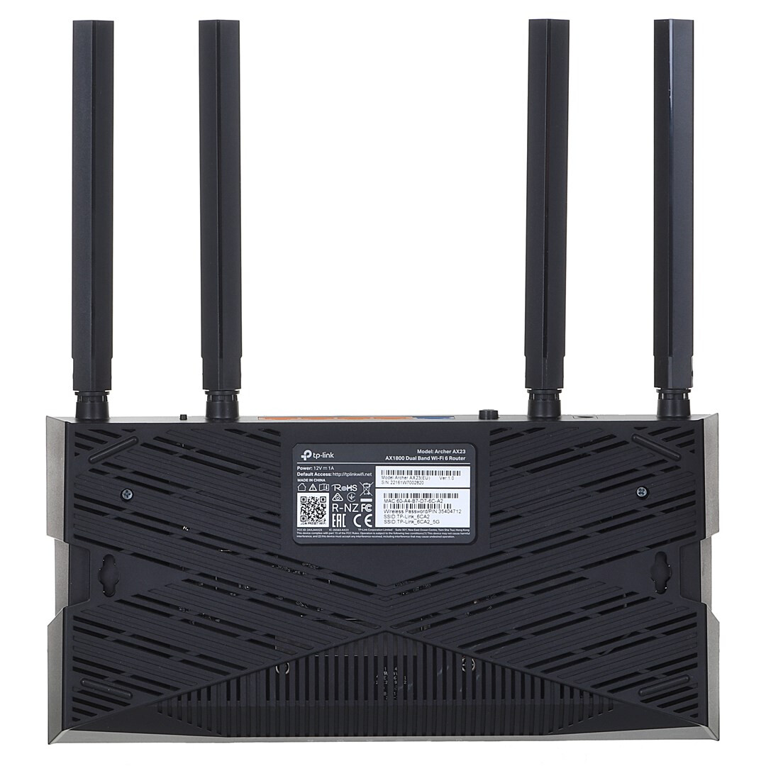 Rūteris (maršrutētājs) TP-Link Archer AX1800 Dual-Band Wi-Fi 6 Router (Archer AX23) - foto 5
