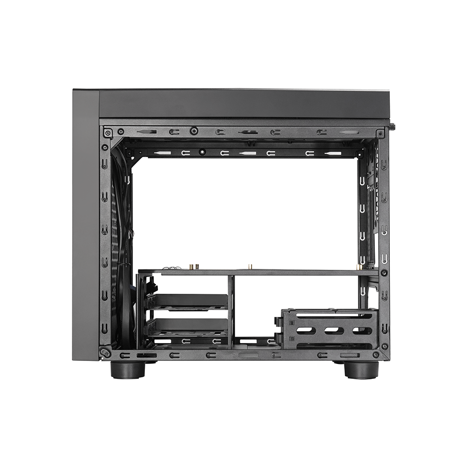 Datoru korpuss Chieftec The Cube CI-03B-OP Micro Tower Black - foto 5