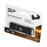 USB zibatmiņa Silicon Power DS72 500 GB USB Black (SP500GBUC3S72VPK)