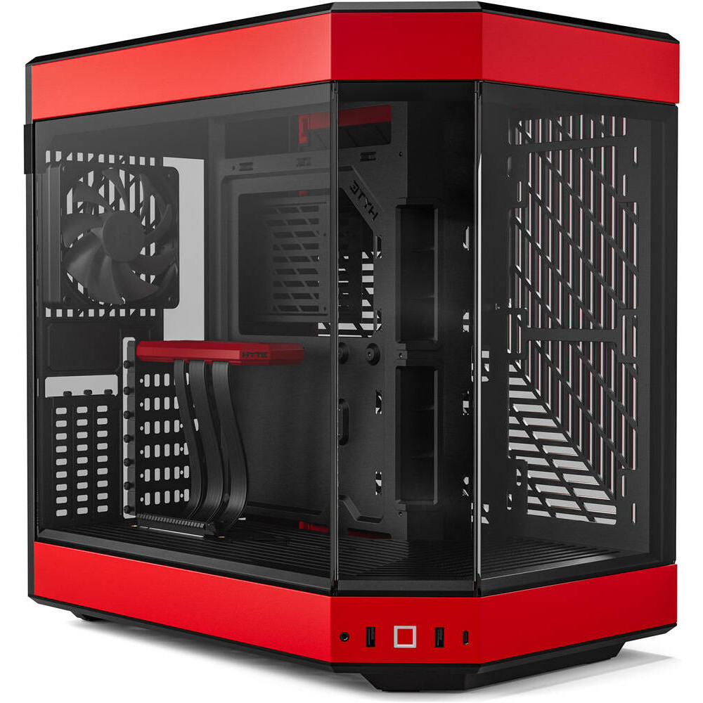 Datoru korpuss Hyte Y60 Mid- Tower Black/Red (CS-HYTE-Y60-BR)
